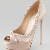 Valentino Rockstud Platform Pump in Pink (blush) - Lyst