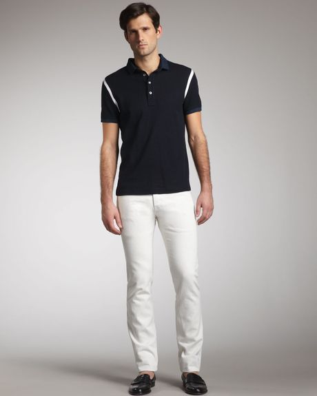 Valentino Slim White Jeans in White for Men (off white) - Lyst