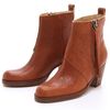 Acne Pistol Short Booties in Brown (chesnut) - Lyst