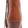 Acne Pistol Short Booties in Brown (chesnut) - Lyst
