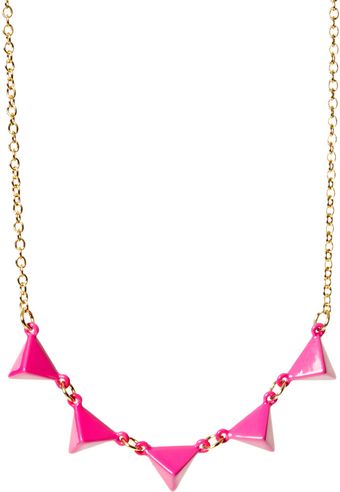  Asos Neon Triangle Collar Necklace 