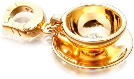 Astley Clarke Jubilee Tea Cup Charm in Gold - Lyst