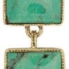 Aurelie Bidermann Cherokee Goldplated Turquoise Clip Earrings in Green (gold) - Lyst