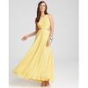 Bcbgmaxazria Gown Cutout Waist and Back in Yellow (radiant yellow) - Lyst