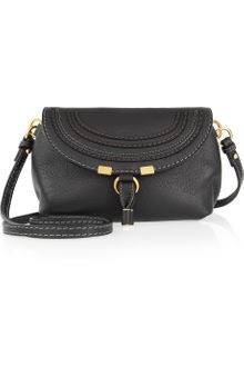 Chloé Marcie Leather Shoulder Bag - Lyst