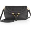 Chloé Marcie Leather Shoulder Bag in Black - Lyst