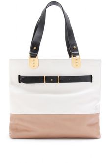 Christian Louboutin Sybil Colorblock Leather Tote - Lyst