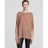 Helmut Lang Top Boat Neck Gather in Brown (lurk) - Lyst