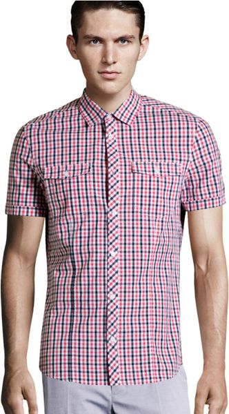 H&m Shirt in Red for Men (raspberry) - Lyst