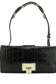 Jimmy Choo River Moc Croc Clutch - Lyst