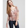 Joie Top Texas Silk Floral in Pink (paprika) - Lyst