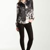 Roberto Cavalli Appaloosa Print Satin Shirt in Black - Lyst