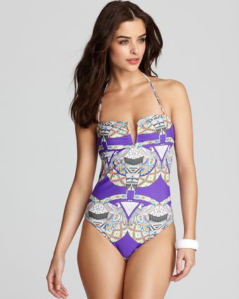 Mara Hoffman Vwire One Piece - Lyst