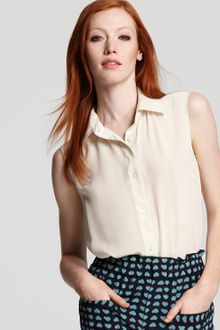 Marc By Marc Jacobs Top Miro Silk - Lyst