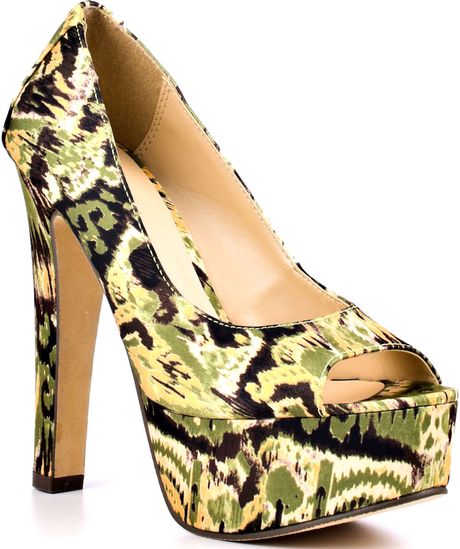 Michael Antonio Katal Lime Fabric in Yellow (brown) - Lyst