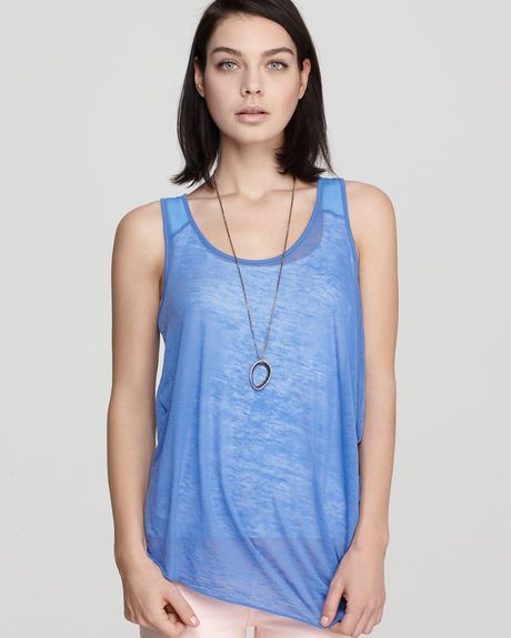 Rag & Bone Tank Hanna in Blue (azur) - Lyst