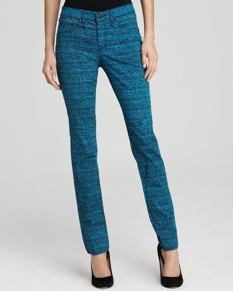 Rag & Bone The Printed Leggings Blue Tweed in Blue (blue tweed) - Lyst