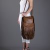 Ralph Lauren Blue Label Tasseled Bag in Brown - Lyst