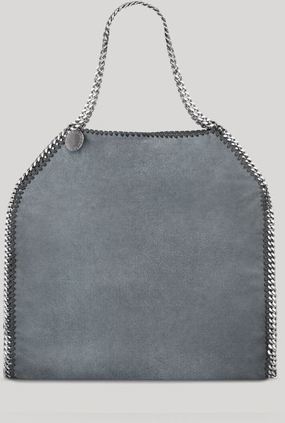 Stella Mccartney Shaggy Deer Big Tote Falabella in Blue - Lyst