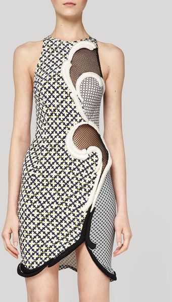  Ink Stretch Large Diamond Walsh Dress 