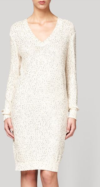  Sequins Vneck Dress 