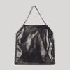 Stella Mccartney Falabella Chamois Big Tote in Blue (ruthenium) - Lyst