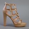 Valentino Studded Sandal in Beige - Lyst