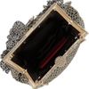 Valentino Beaded Satin Clutch in Black - Lyst