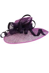 Alexon Purple Flower Hat