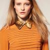 Asos Collection Asos Gold Sequin Collar in Gold - Lyst