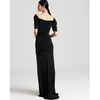 Badgley Mischka Gown Off Shoulder Gown in Black - Lyst