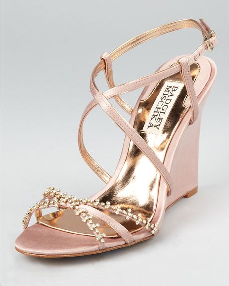 badgley mischka evening sandals