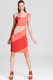 BCBGMAXAZRIA Dress Haily Pleated - Lyst