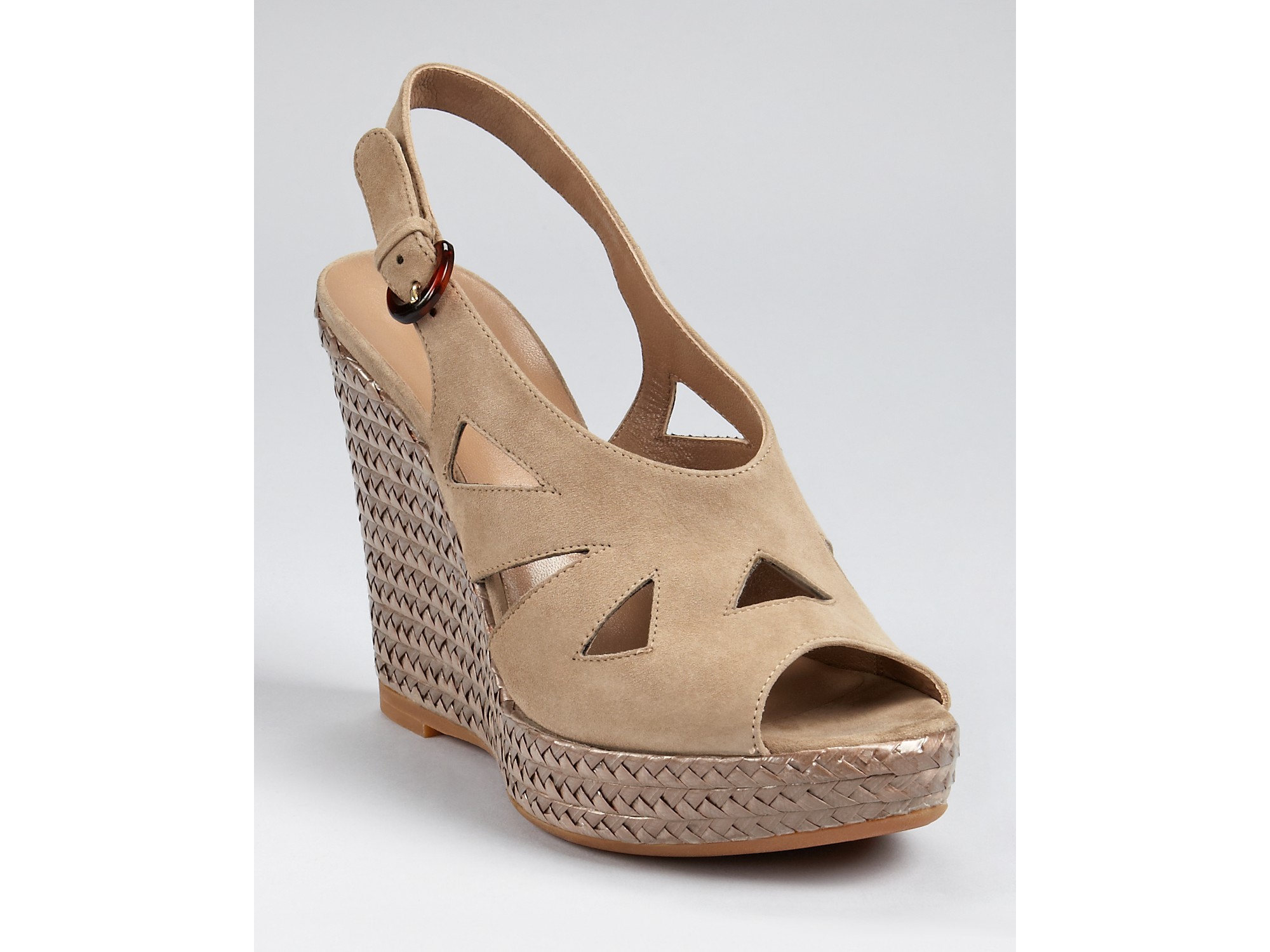 Bruno Magli Espadrilles Romane in Brown (taupe suede) | Lyst