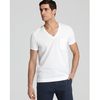 Calvin Klein V Neck Undershirt Tee in White for Men - Lyst