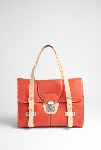 Carven Leather Contrast Shoulder Bag - Lyst