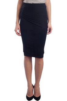 Carven Draped Pencil Skirt - Lyst