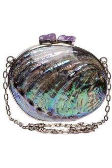Celestina Maricel Soriano Large Paua Shell Minaudière - Lyst