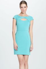 Cynthia Steffe Parker Cutout Ponte Knit Sheath Dress
