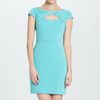 Cynthia Steffe Parker Cutout Ponte Knit Sheath Dress in Blue (aquamarine) - Lyst