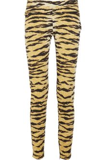 D&G Printed Stretch Cottonblend Twill Pants - Lyst