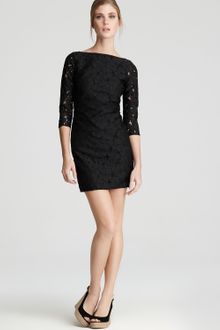 Diane Von Furstenberg Dress Sarita Flower Lace - Lyst