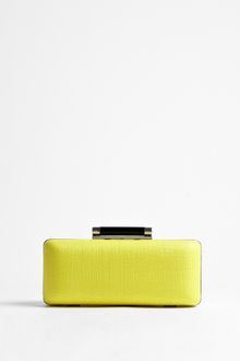 Diane Von Furstenberg Tonda Raffia Clutch - Lyst