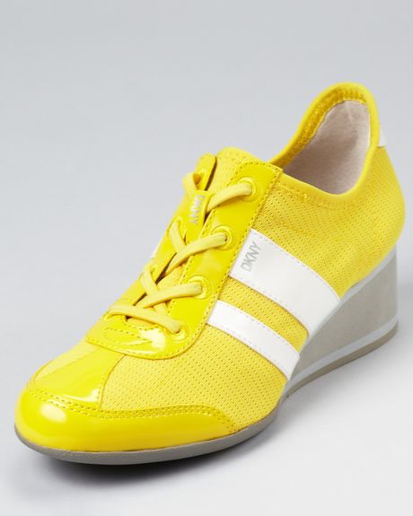 yellow slip on trainers