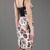 Dolce & Gabbana Printed Dress in Brown - Lyst