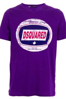 DSquared2 Printed Crew Neck Tshirt - Lyst
