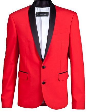 DSquared2 Red Blazer - Lyst