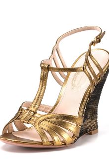 Elie Tahari Sandals Jonie Wedge - Lyst