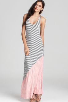 Ella Moss Dress Wren Multi Striped Maxi Dress - Lyst
