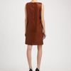 Fendi Perforated Leather Dress in Brown (black) - Lyst